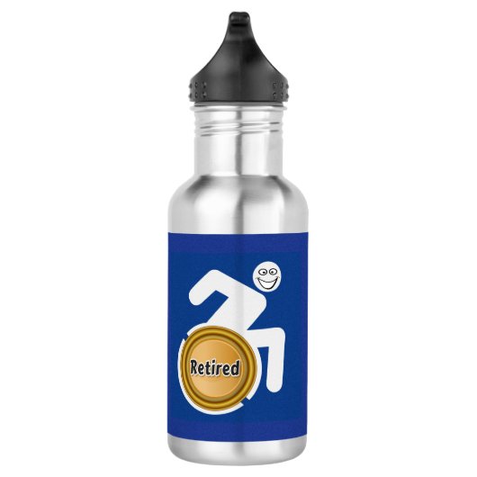 Remüde Handicapped Edelstahlflasche (Rechts)