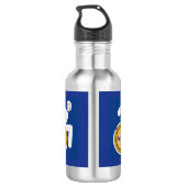 Remüde Handicapped Edelstahlflasche (Rückseite)