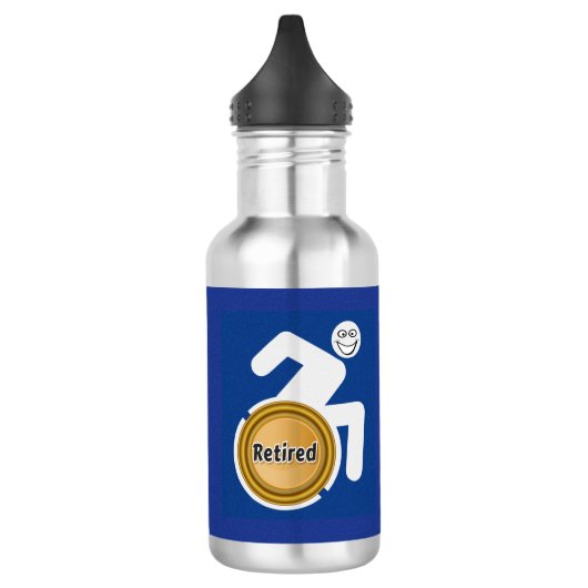 Remüde Handicapped Edelstahlflasche (Links)