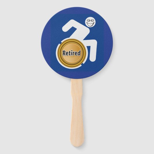 Remüde Handicapped Fächer (Vorderseite)