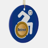 Remüde Handicapped Keramik Ornament (Rechts)