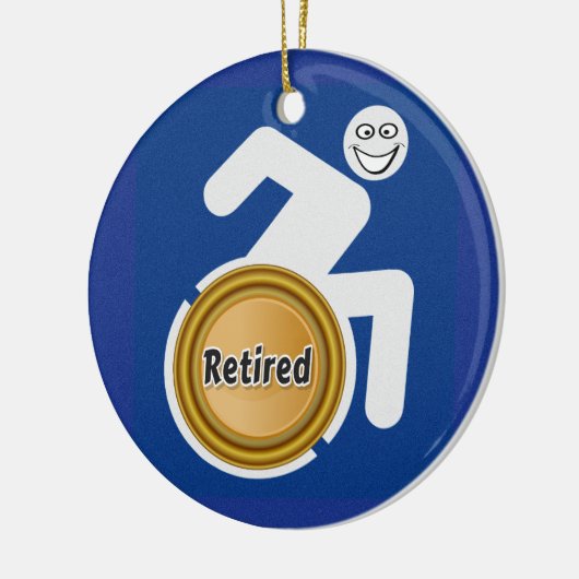 Remüde Handicapped Keramik Ornament (Links)