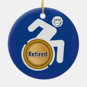 Remüde Handicapped Keramik Ornament (Hinten)