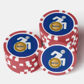 Remüde Handicapped Pokerchips (Stapel)