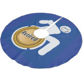 Remüde Handicapped Polyester Weihnachtsbaumdecke (Schrägansicht)