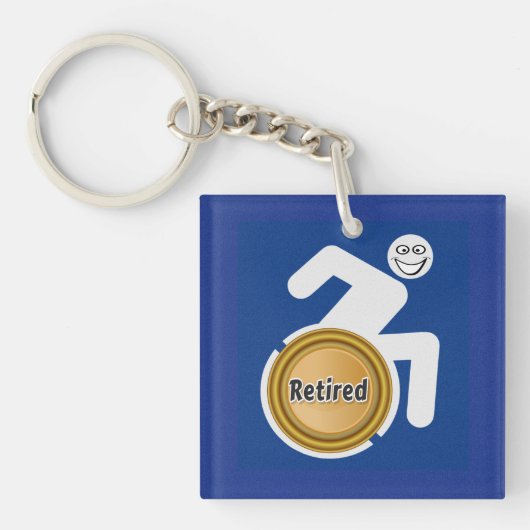 Remüde Handicapped Schlüsselanhänger (Vorderseite)