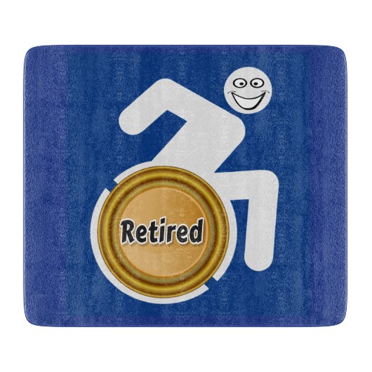Remüde Handicapped Schneidebrett (Vorderseite)