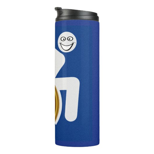 Remüde Handicapped Thermosbecher (Nach rechts gedreht)