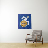 Remüde Handicapped Wandteppich (Beispiel)