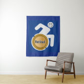 Remüde Handicapped Wandteppich (Beispiel)