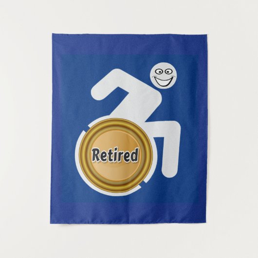 Remüde Handicapped Wandteppich (Vorderseite)