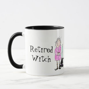 Remüde Hexe Halloween Tasse