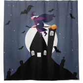 Remüde Hexenduschvorhang Duschvorhang (Vorderseite)