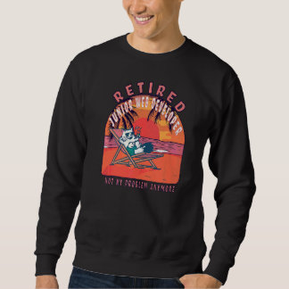 Remüde Junior Web Developer Vintage Altersvorsorge Sweatshirt