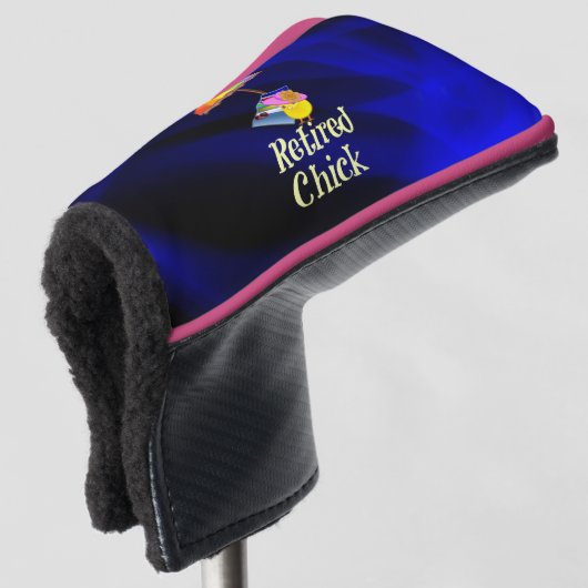 Remüde Kick, abstraktes Hintergrunddesign Golf Headcover (3/4 Vorderseite)