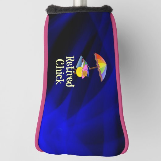 Remüde Kick, abstraktes Hintergrunddesign Golf Headcover (Rotieren 90)