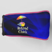 Remüde Kick, abstraktes Hintergrunddesign Golf Headcover (Vorderseite)