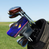 Remüde Kick, abstraktes Hintergrunddesign Golf Headcover (In Situ)