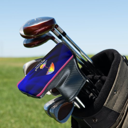 Remüde Kick, abstraktes Hintergrunddesign Golf Headcover (In Situ)