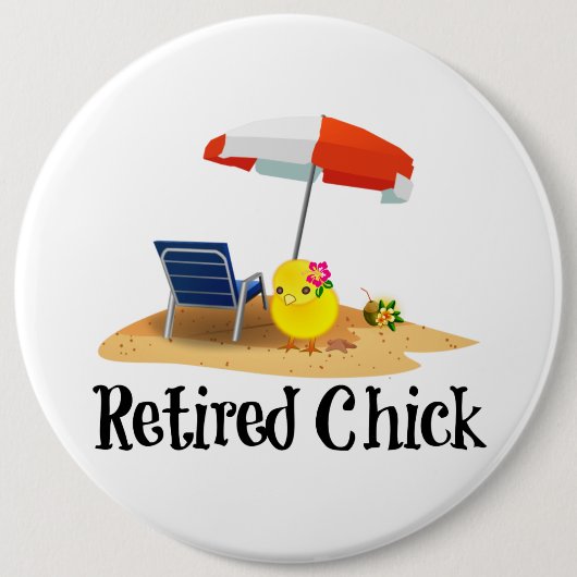 Remüde Kick am Strand Button (Vorderseite)