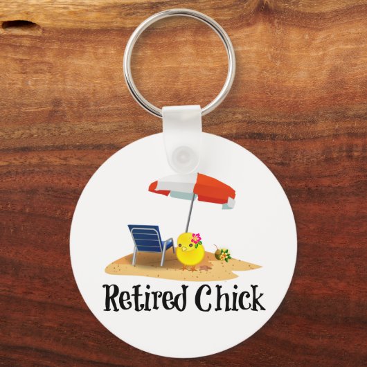 Remüde Kick am Strand Schlüsselanhänger (Rückseite)