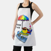 Remüde Kick am Strand Schürze (InSitu)