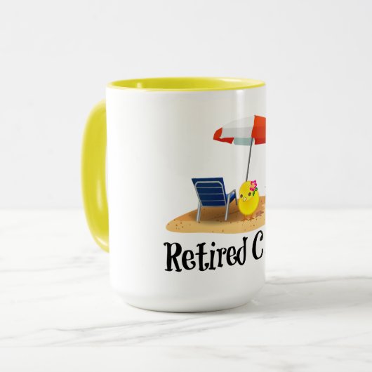 Remüde Kick am Strand Tasse (Vorderseite Links)