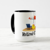 Remüde Kick am Strand Tasse (Vorderseite Links)