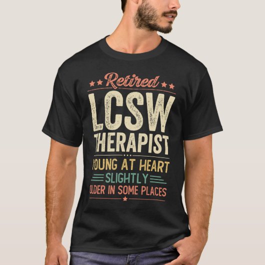 Remüde Lcsw Therapeut T-Shirt (Vorderseite)