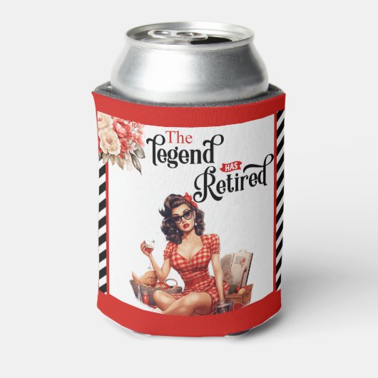 Remüde Legend Pinup Dosenkühler (Kanne Rückseite)