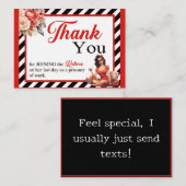 Remüde Legend Pinup Pension Danke Karte (Vorne/Hinten)