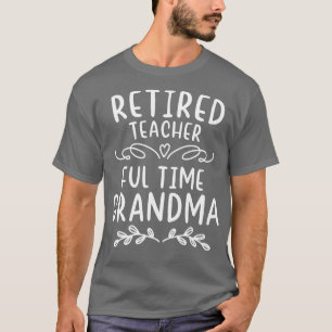 Remüde Lehrer Vollzeit Opa lustiges Hemd für T-Shirt