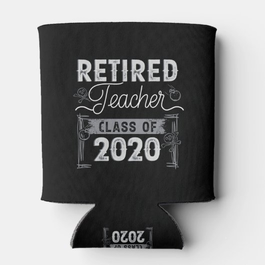 Remüde Lehrerin Dosenkühler (Rückseite)