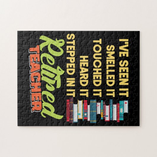 Remüde Lehrerin Puzzle (Horizontal)