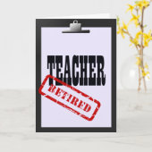 Remüde Lehrerin - Zwischenablage Karte (Gelbe Blume)