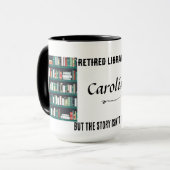 Remüde Librarian - aber die Geschichte ist noch ni Tasse (Vorderseite Links)