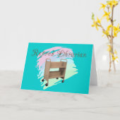 Remüde Librarian EMPTY CART Karte (Gelbe Blume)