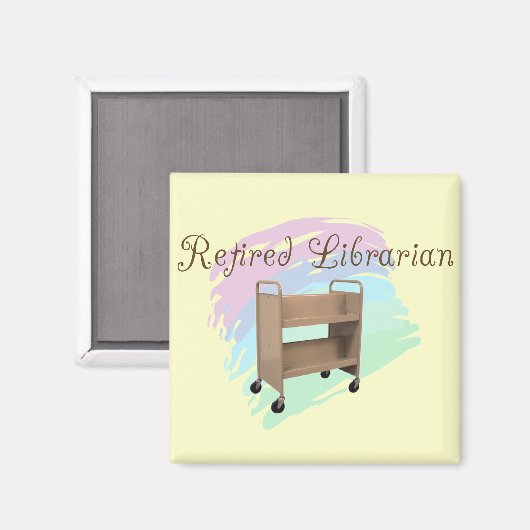 Remüde Librarian EMPTY CART Magnet (Vorderseite/Rückseite)