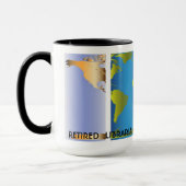 Remüde Librarian World Map Tasse (Links)