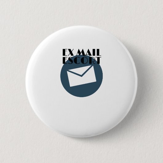 Remüde Mailman Ex Mail Escort Mail Carrier Button (Vorderseite)