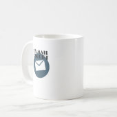 Remüde Mailman Ex Mail Escort Mail Carrier Kaffeetasse (Vorderseite Links)