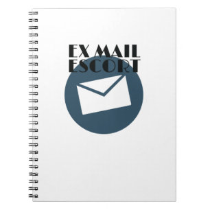 Remüde Mailman Ex Mail Escort Mail Carrier Notizblock