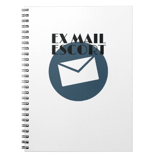 Remüde Mailman Ex Mail Escort Mail Carrier Notizblock (Vorderseite)