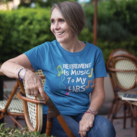 Remüde Musiklehrerin Funny Retirement Gag T-Shirt