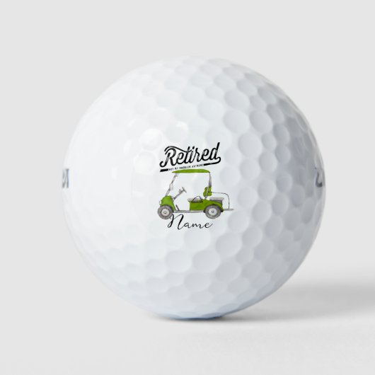 Remüde nicht mein Problem noch einmal für Golfer G Golfball (Vorderseite)