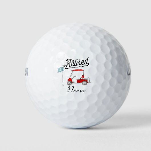 Remüde nicht mein Problem noch für Golfer Golfball (Vorderseite)