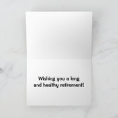 Remüde Nurse Geschenke Karte (Innenseite)