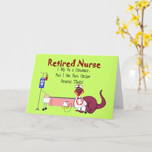 Remüde Nurse Geschenke Karte (Gelbe Blume)