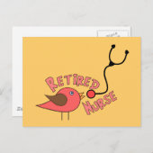 Remüde Nurse Geschenke Postkarte (Vorne/Hinten)