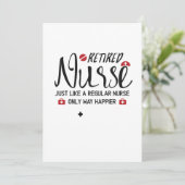 Remüde Nurse Great Gift Remüde Nurse Karte (Stehend Vorderseite)